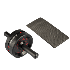 Matchu ab wheel avec tapis pour les genoux