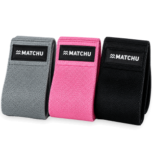 Set de booty bands en tissu - 3 résistances
