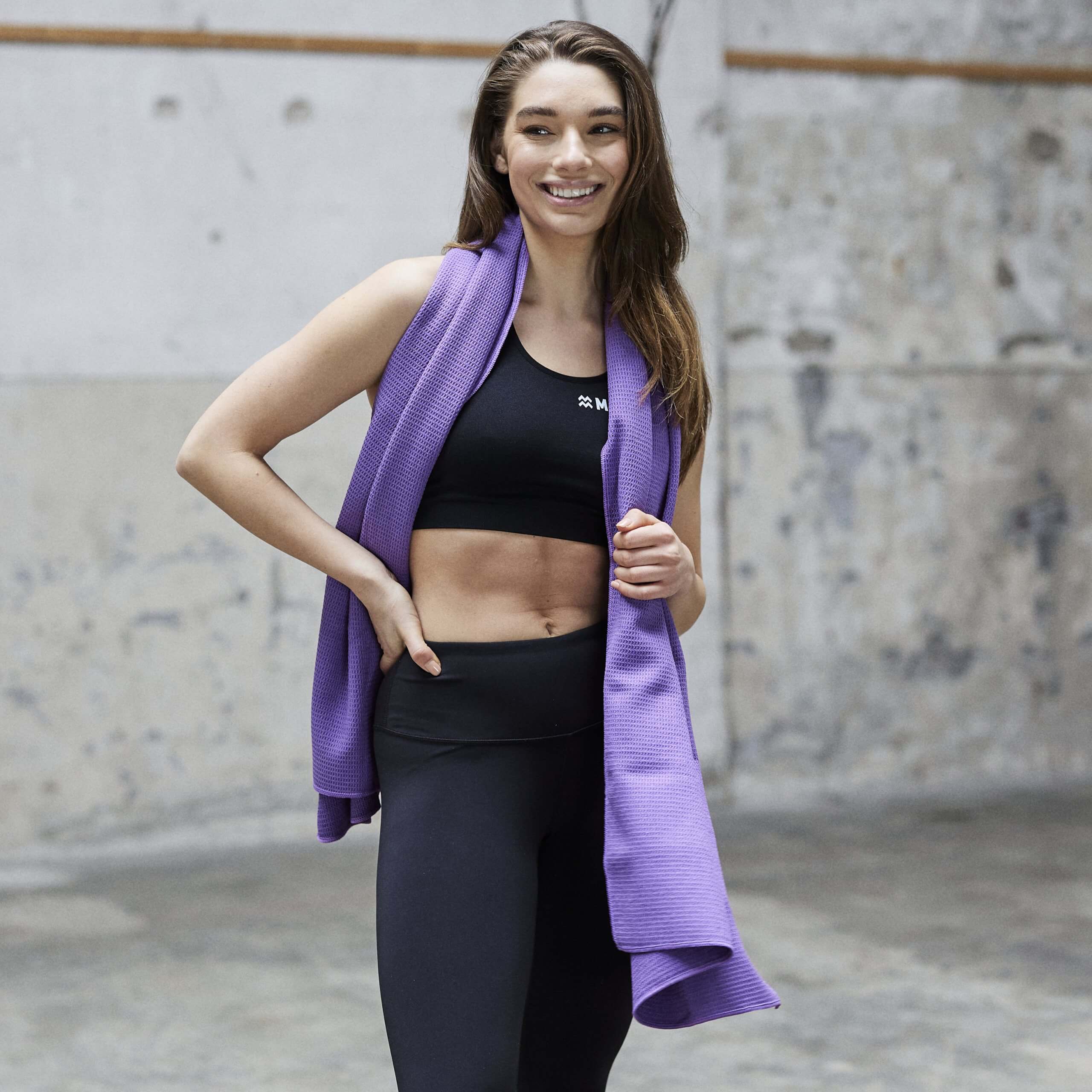 Yoga serviette Royal Purplenee - Image 2