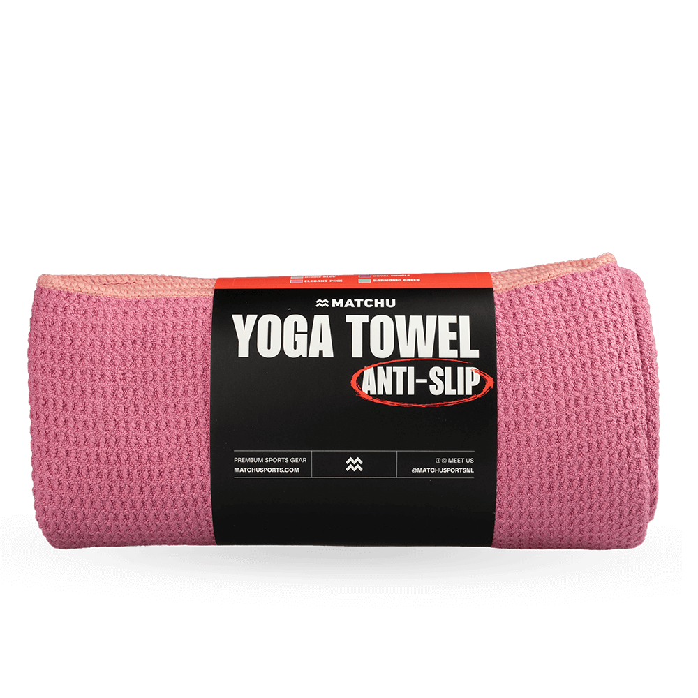 Serviette de yoga Elegant Pink